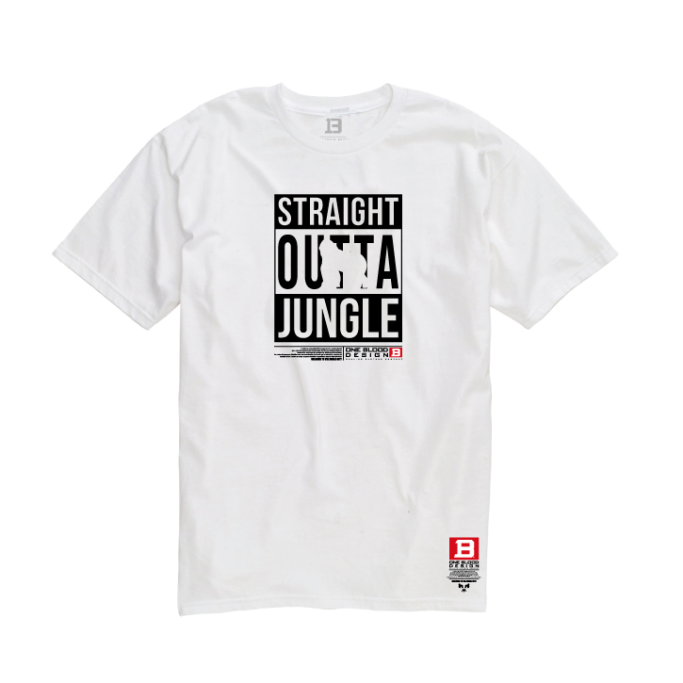Str@ight Outt@ Jun£le Tee-shirt Straight Outta